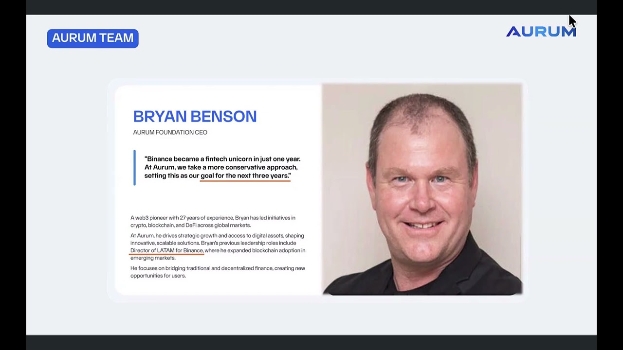 Aurum Foundation | Company Overview and Business Presentation
