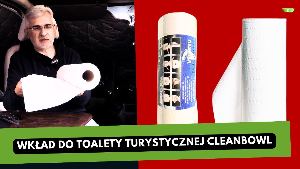 🇵🇱Polskie wkładki do toalet turystycznych🟨Cleanbowl Proste rozwiązanie🟥 Czysta toaleta w kamperze🟧