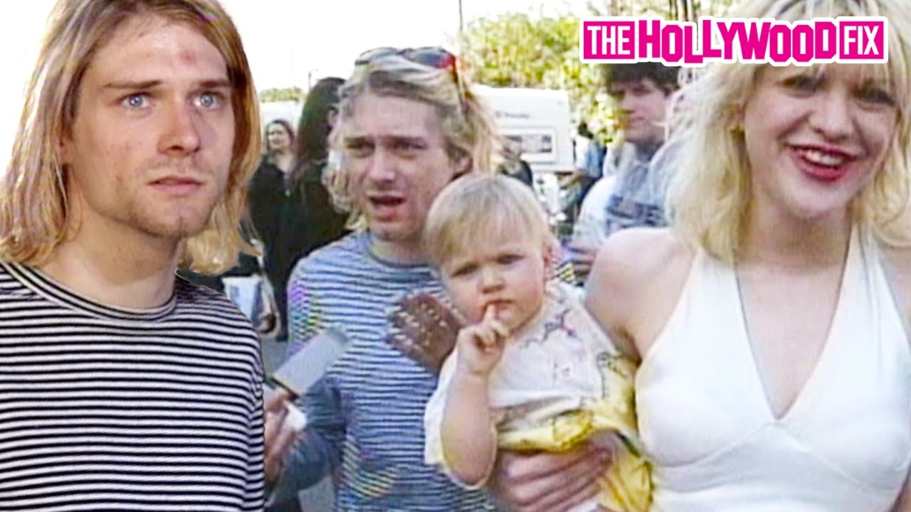 Kurt Cobain, Courtney Love & Frances Bean Attend The MTV Awards Before Passing Away In Seattle, WA