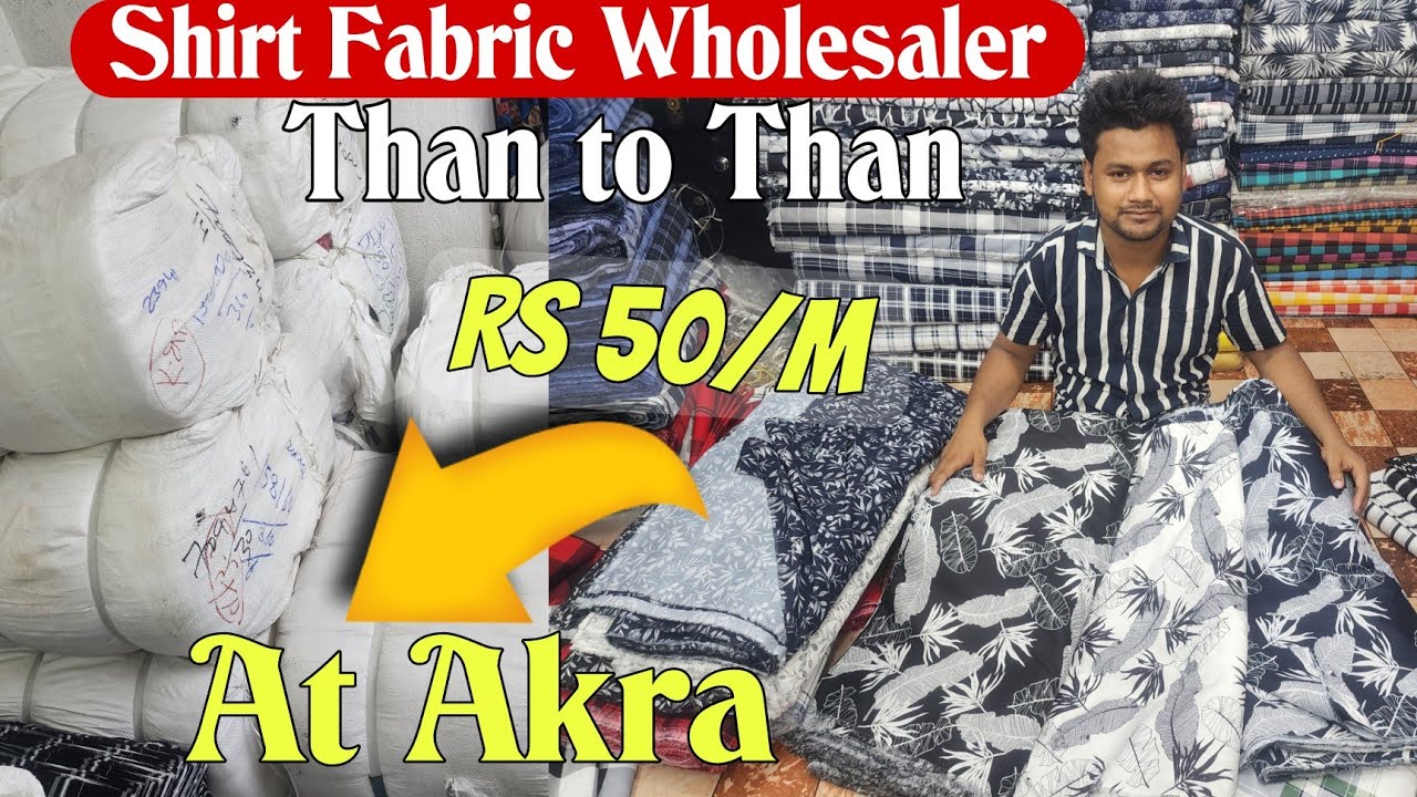 Shirt Fabric Wholesaler in Kolkata | Than to Than