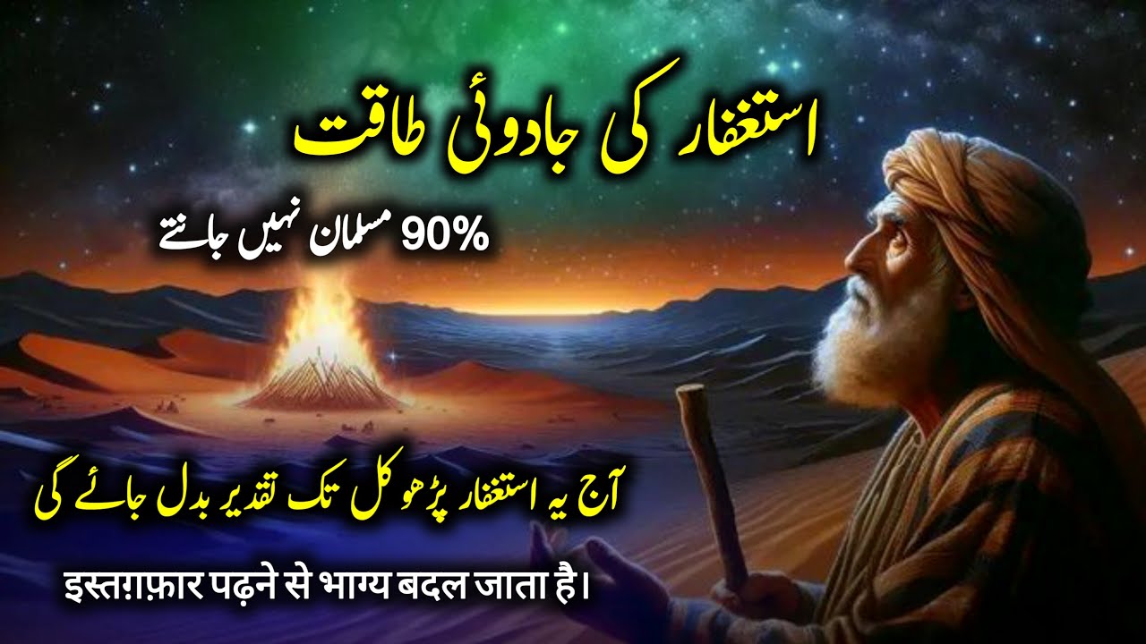 istighfar ka ye khaas wazifa karne se qismat ap ki ghulam ban jay gi | Astaghfar Ki Fazilat