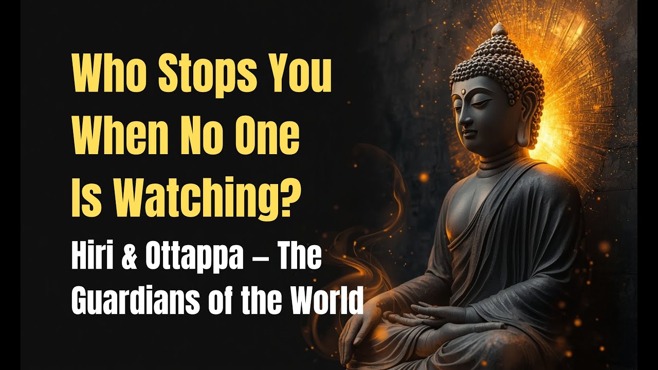 Who Stops You When No One Is Watching? Hiri and Ottappa &mdash; The Guardians of the World | Buddha Wisdom
