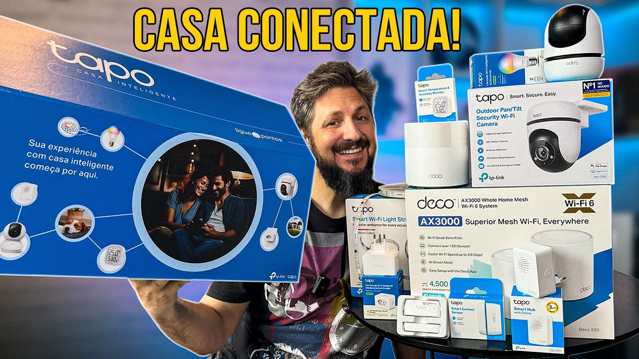 FÁCIL DE CONFIGURAR! Kit para Casa Inteligente TP-Link TAPO é rápido e seguro