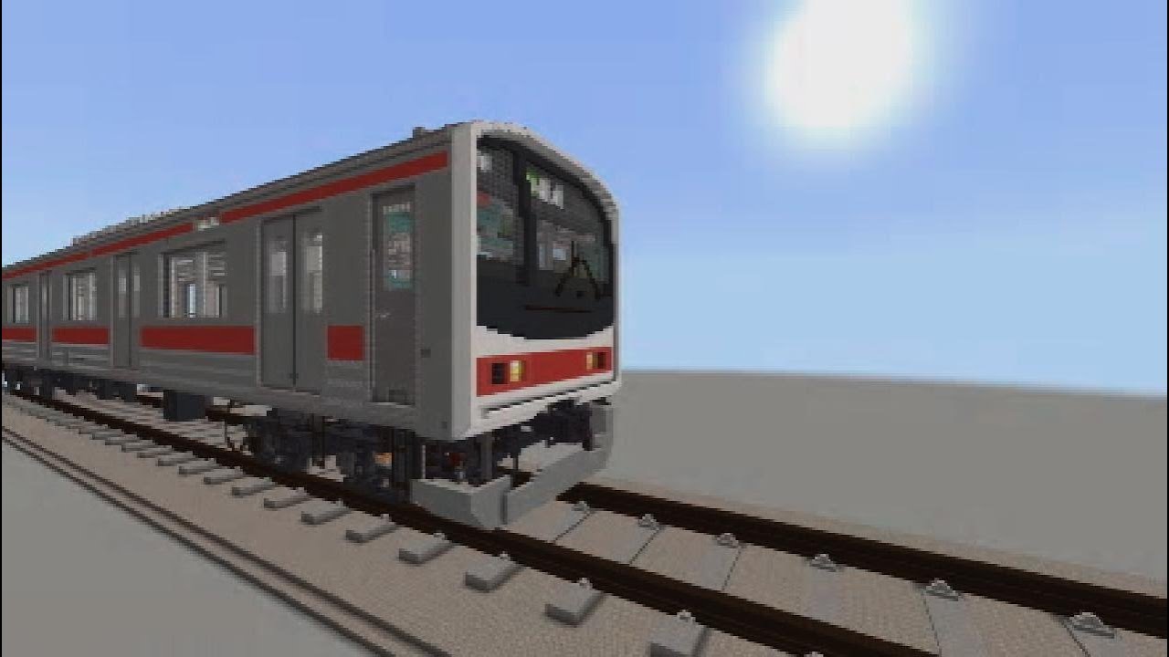 【マインクラフト模型】京葉線の旧車両　　(2Lサイズ)