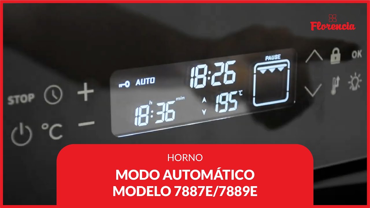 Horno eléctrico empotrable: Modo automático modelo 7887E/7889E