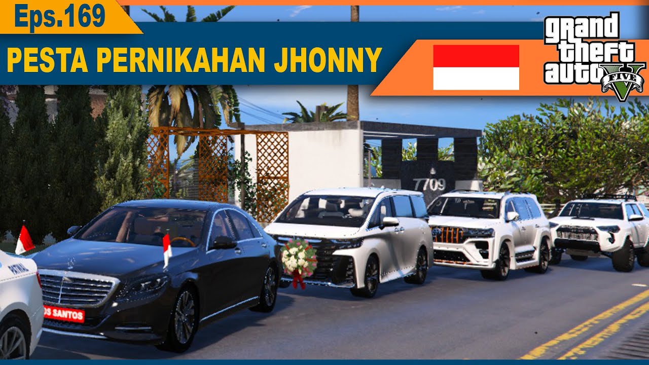 AKHIRNYA JHONNY MENIKAH - REAL LIFE GTA 5 MOD INDONESIA - Episode 169