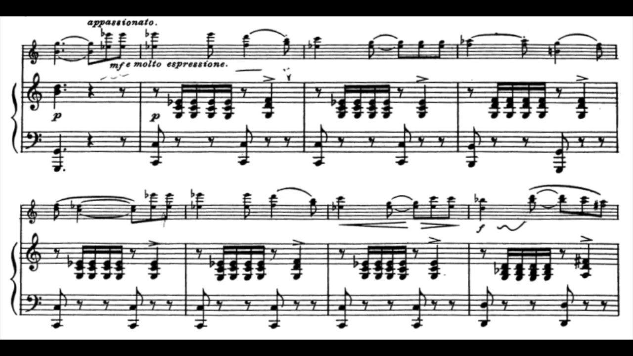 Sarasate - Romanza Andaluza (piano accompaniment)