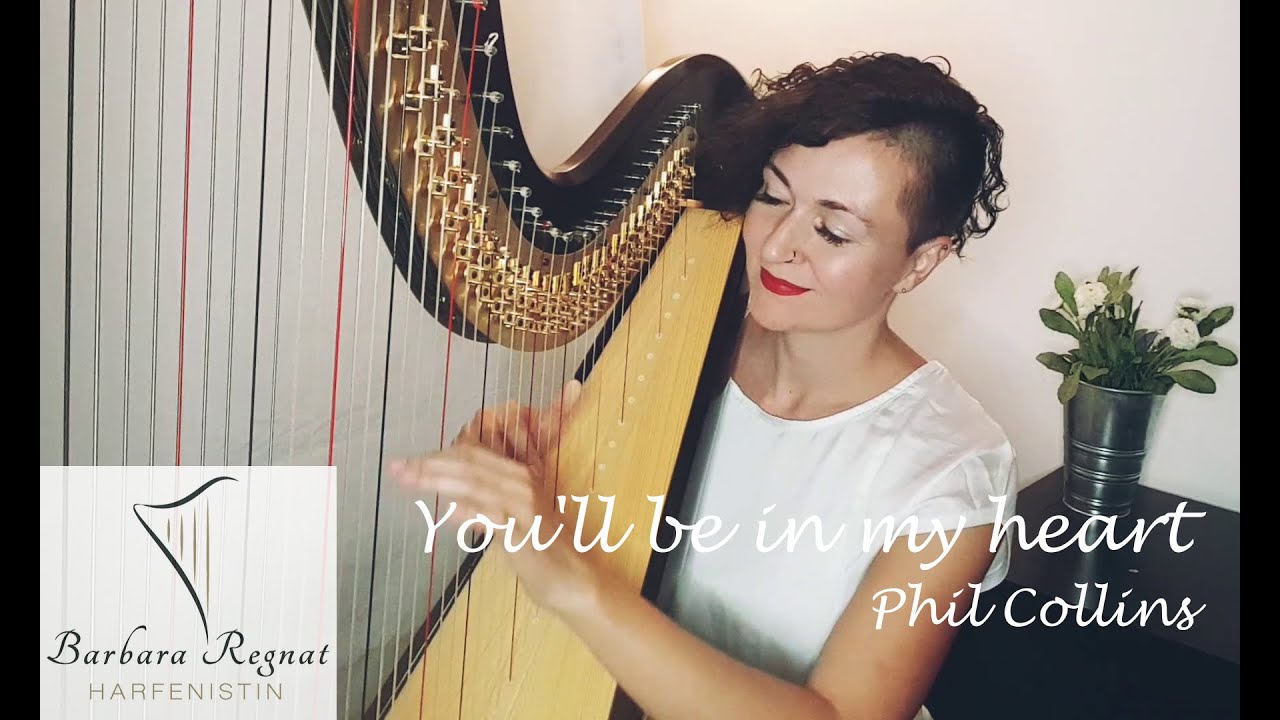 You'll be in my heart / Dir gehört mein Herz (Tarzan, Disney) - harp cover - Harfe