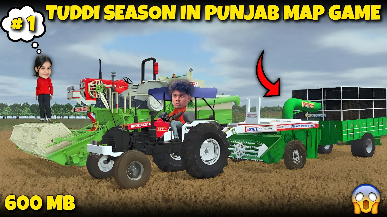 PART 1 PUNJAB MAP TUDI SEASON !! FS25
