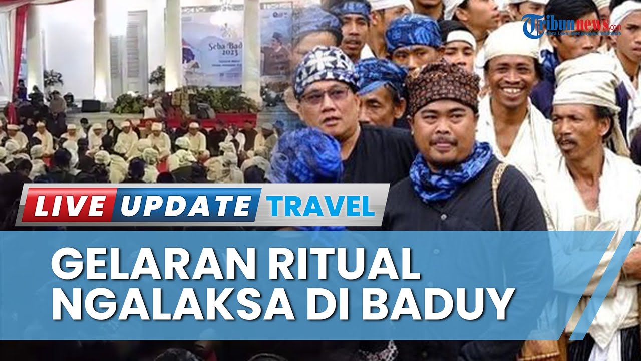Potret 1.224 Warga Suku Baduy Gelar Ritual Ngalaksa di Gedung Negara Banten sebelum Temui Bapak Gede