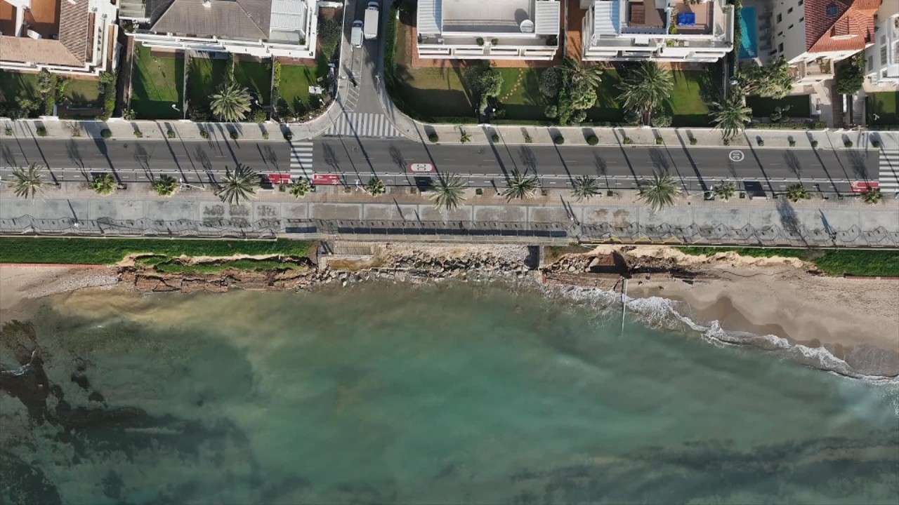 Sitges demana la subvenció pel projecte de recuperació del tram del passeig caigut