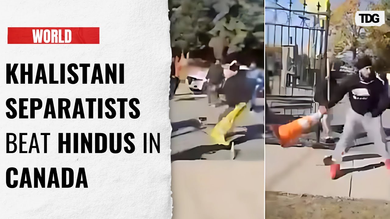 Hindu Devotees Attacked by Khalistani Separatists in Canada, Trudeau Under Pressure