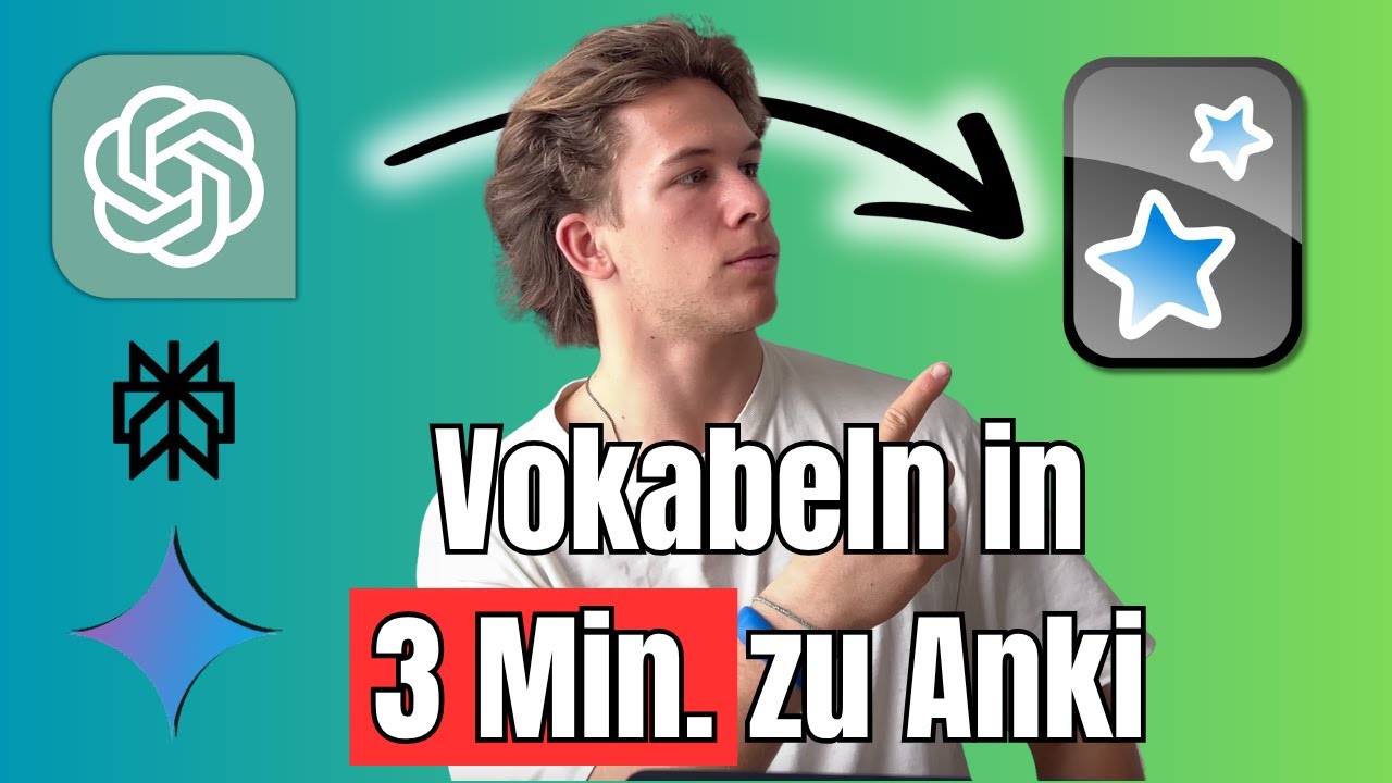 Vokabelliste in Minuten zu Anki-Karteikarten &ndash; dank KI