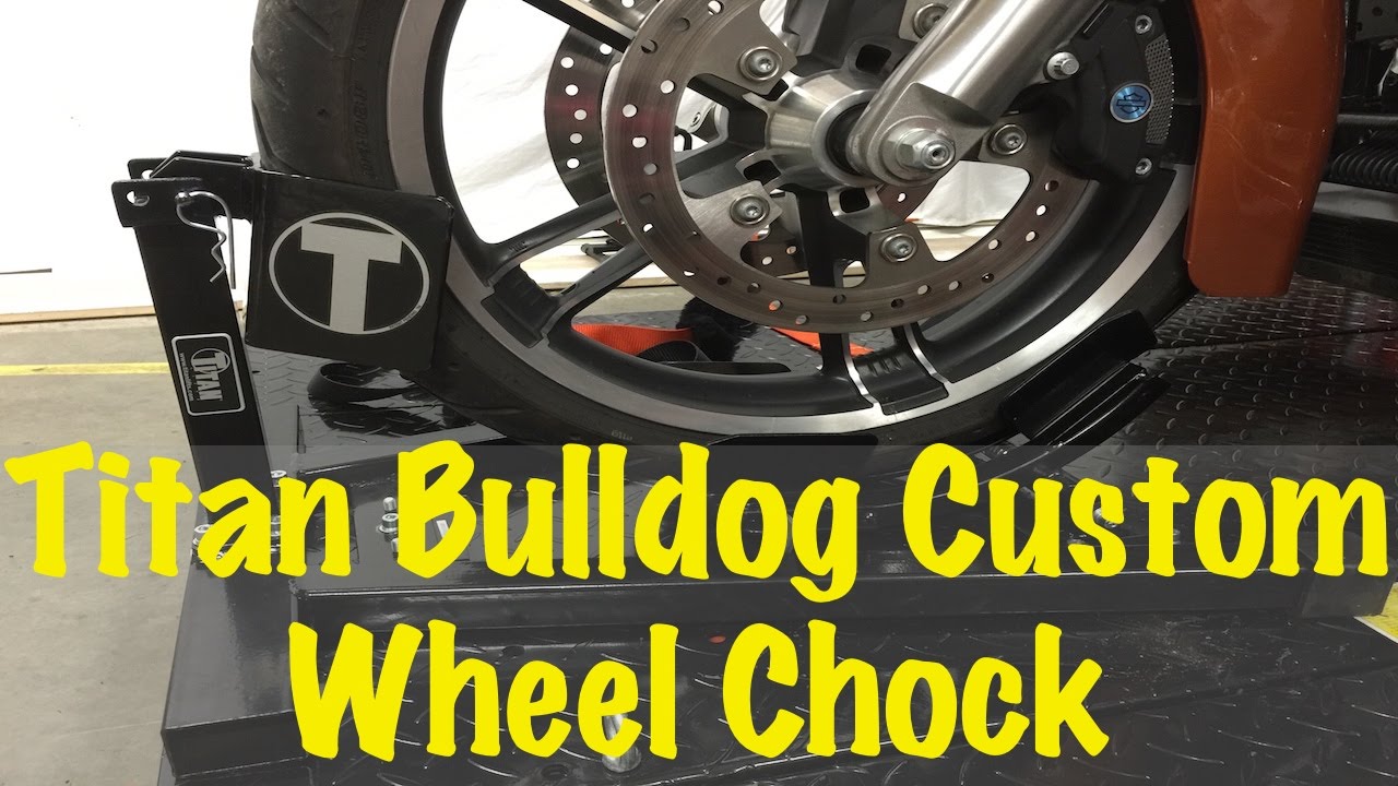 Titan Bulldog Custom Profile Motorcycle Wheel Chock Cradle Tutorial & Review | Buyers Guide