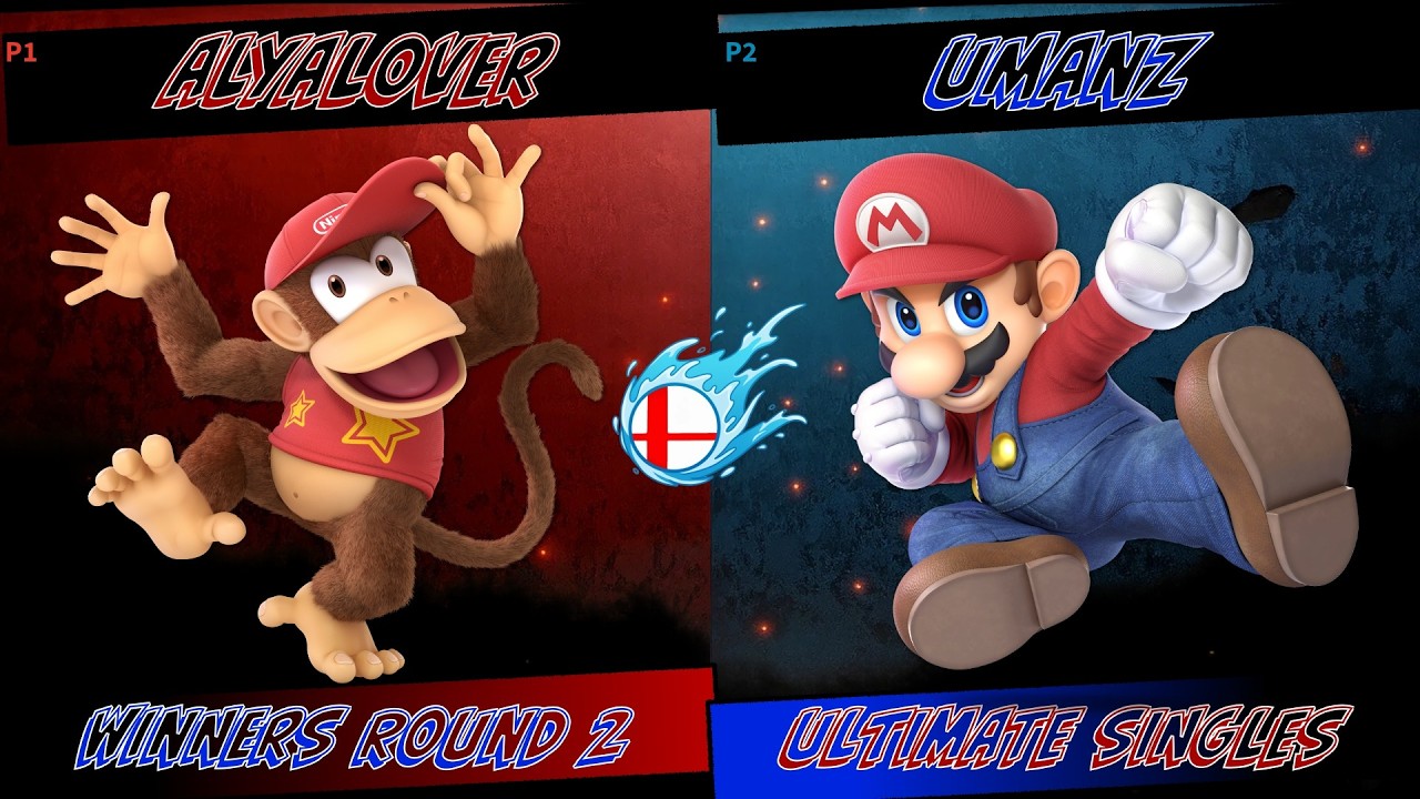 Rehydrating Smash #2 Winners Round 2 - AlyaLover (Diddy Kong) VS. Umanz (Mario)