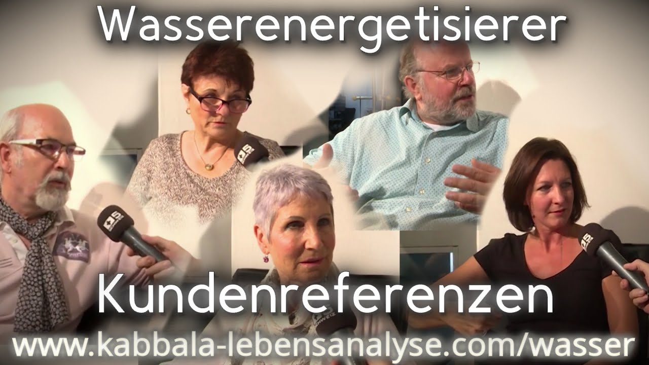 Der Wasserenergetisierer oder auch Wasser-Matrix nach Tesla und Lakhovsky, -einige Kundenreferenzen.