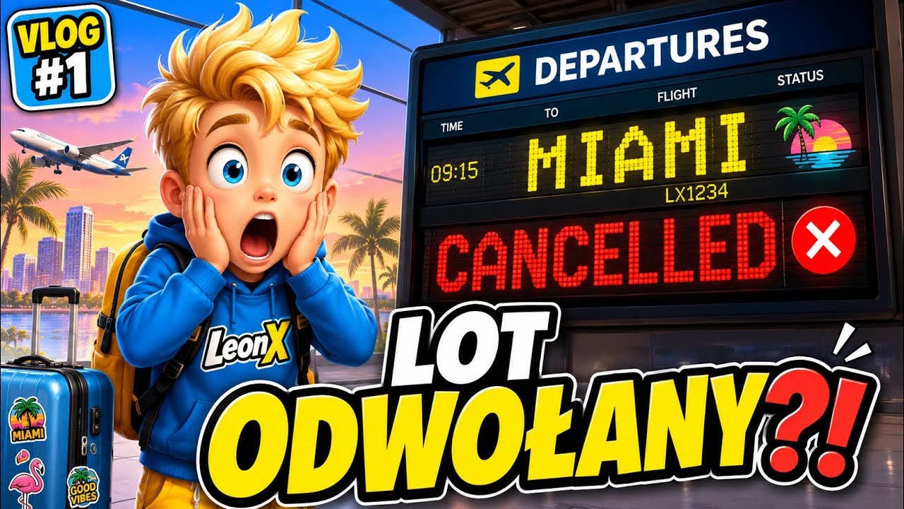 Nasz PIERWSZY VLOG z Miami… i odwołali nam LOT?! ✈️😱