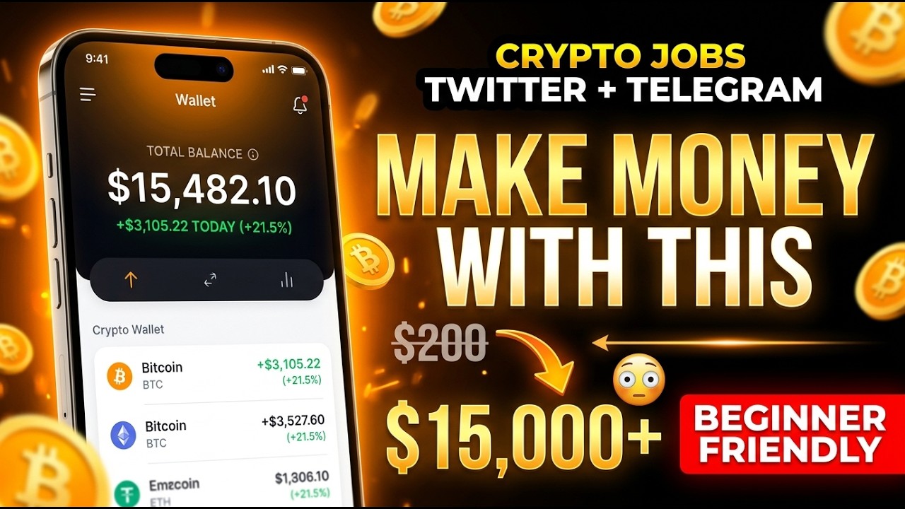 how to get crypto jobs on twitter and telegram