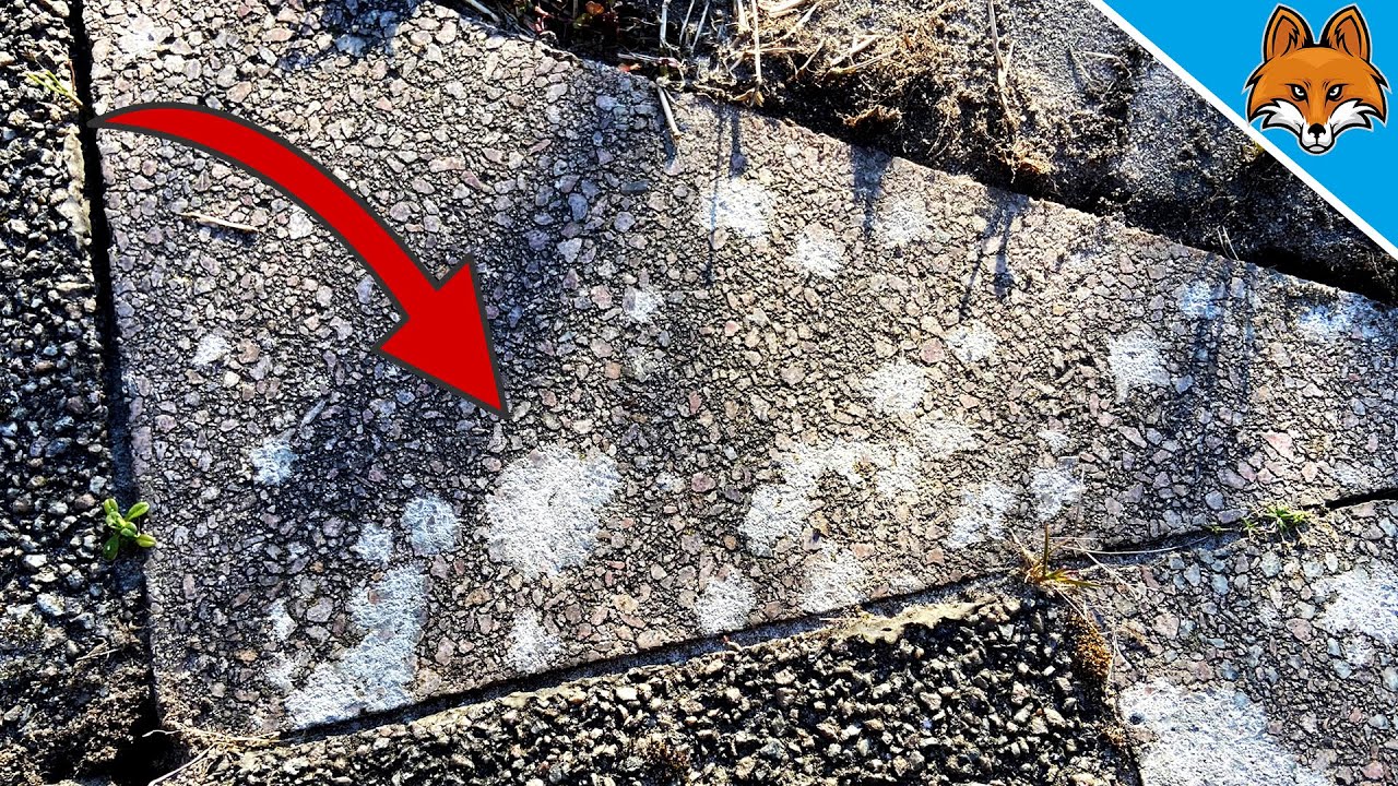 Удалить лишайник с брусчатки 💥 (ПРОЩЕ НЕВОЗМОЖНО) 🤯