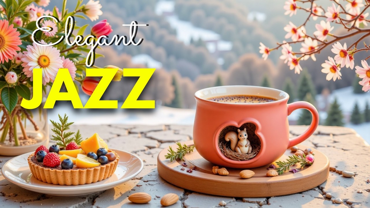 Elegant Cafe Jazz ☕ Bossa Nova Coffee for Focus and Calm Work