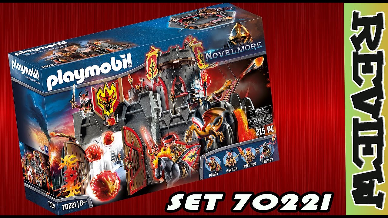 Playmobil NOVELMORE  70221 Festung Feuerfels der Burnham Raiders #playmobil
