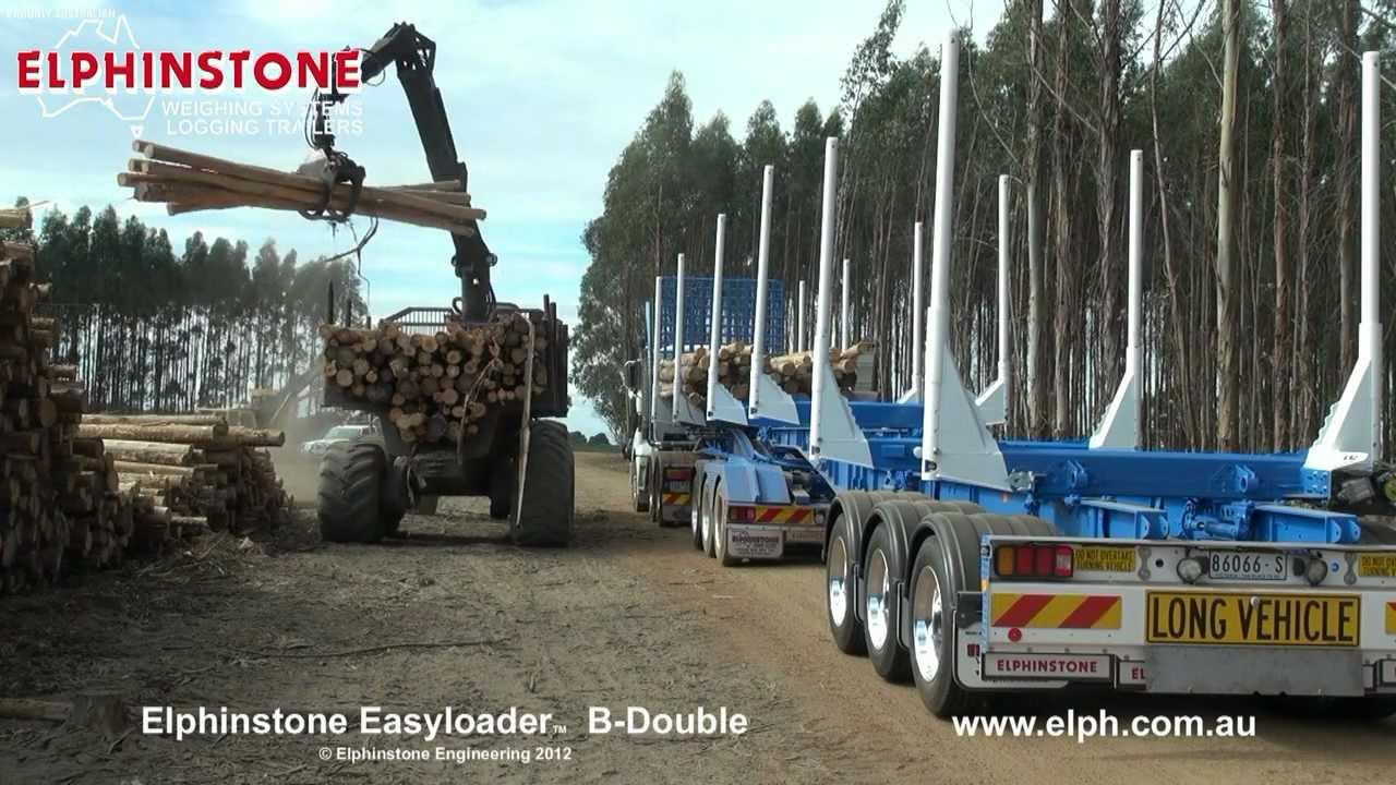 Elphinstone Easyloader B-Double Logging Trailer