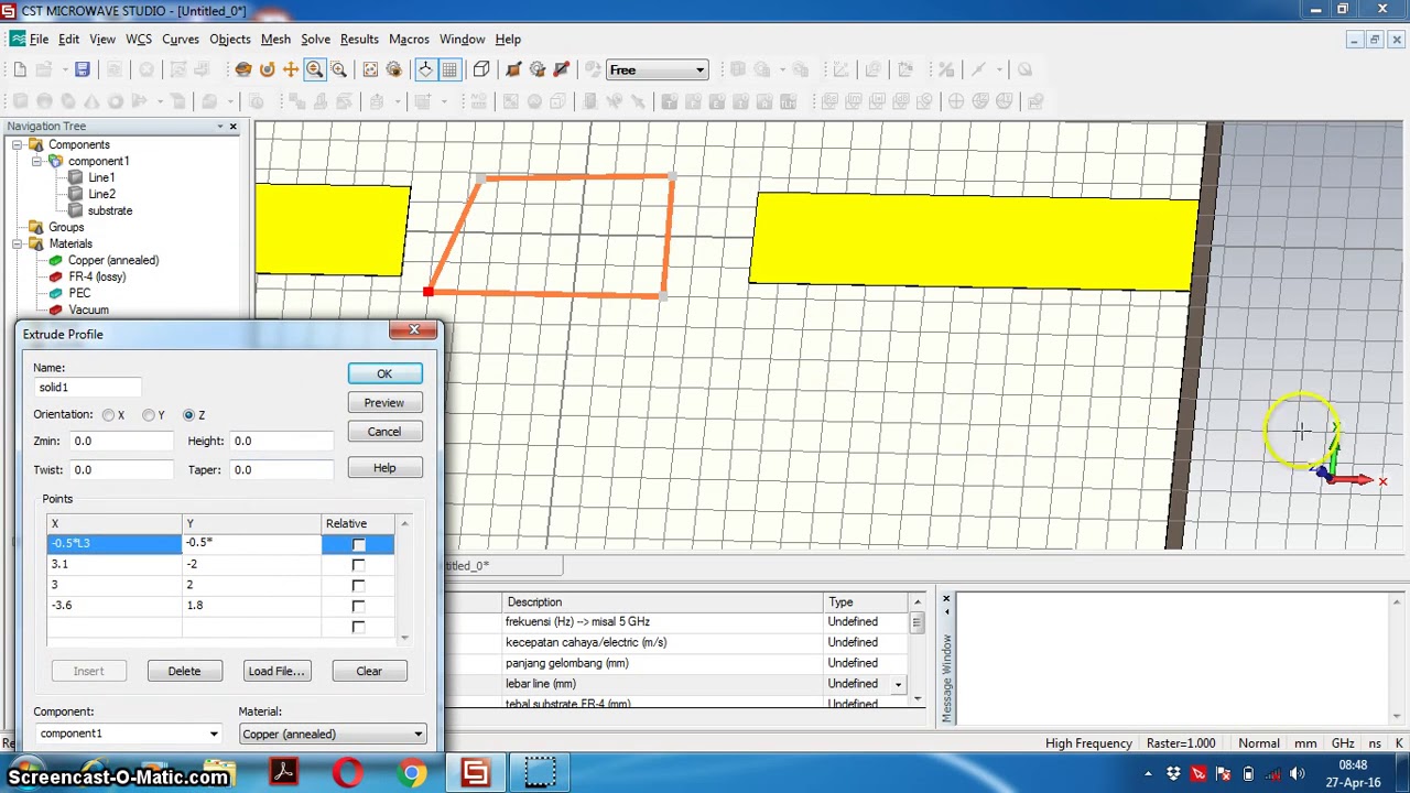 Band Pass Filter Design Using CST Microwave Studio   Part 2