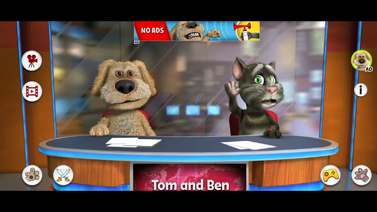 Talking tom and Ben news 
