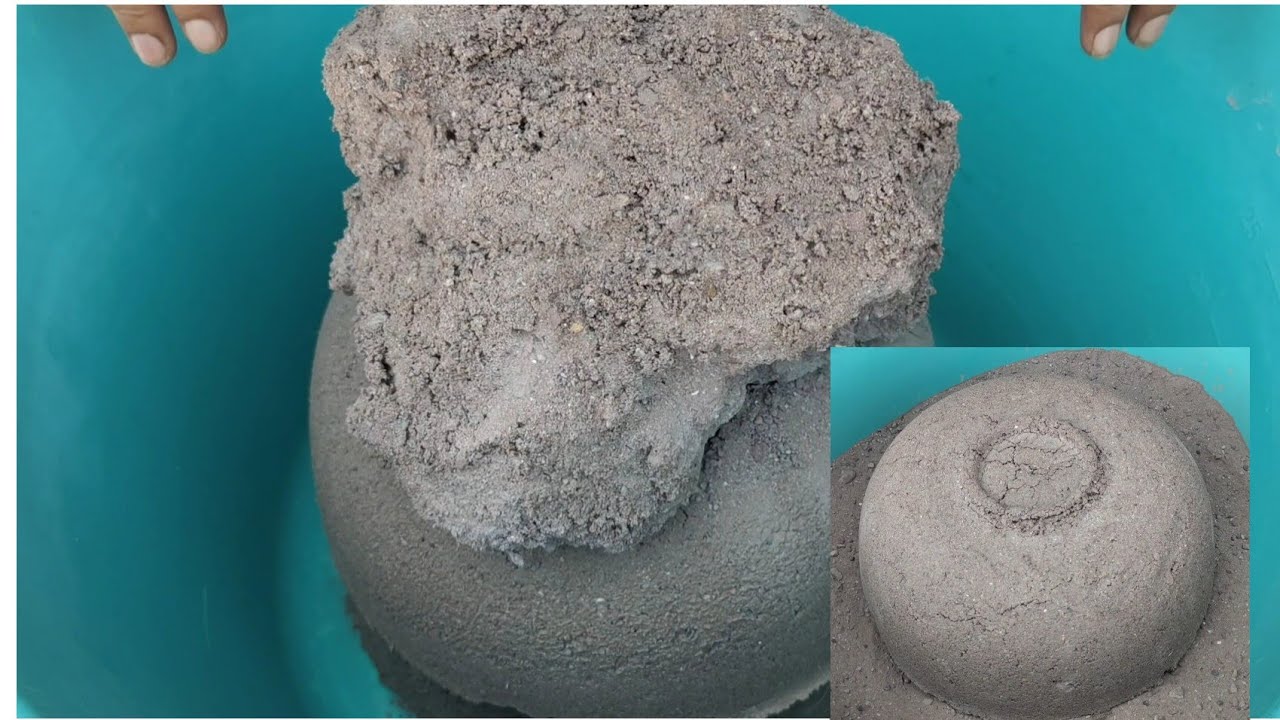 Asmr - gritty dusty huge shape full dry crumbling