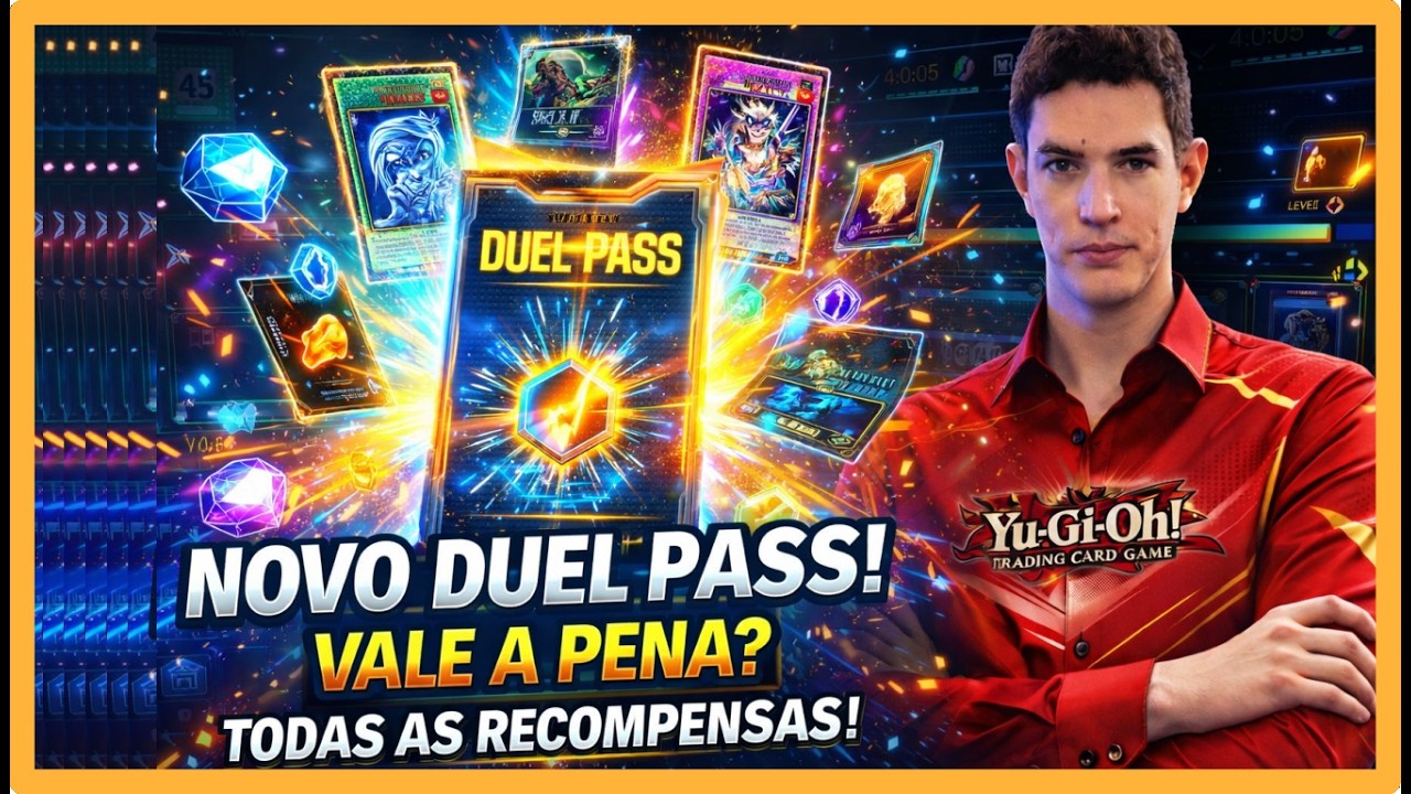 Duel Pass Novo no Yu-Gi-Oh! Master Duel 🔥 Vale a Pena Comprar? Recompensas e Gems