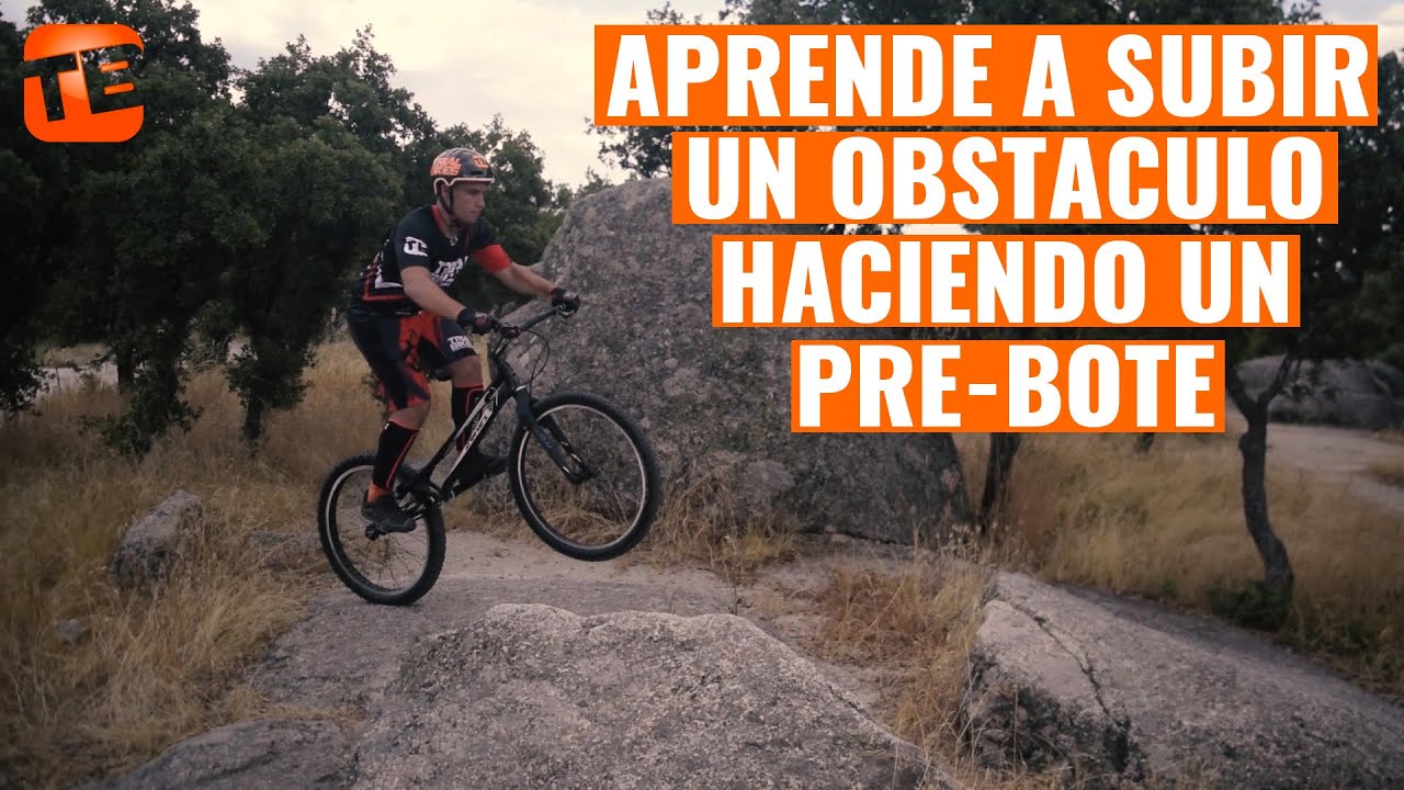 Aprende a subir un obstáculo con pre-bote en Trial Bici  👉 Dani Barón, TRIALBIKES SCHOOL – Vídeo 8