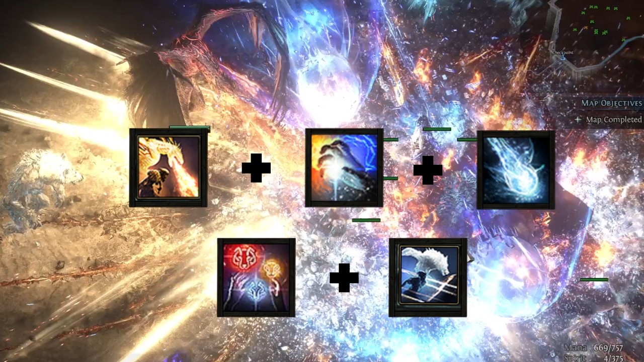 Path of Exile 2 | 0.4 | Shaman Feral Wyvern CoEA Comet Cross Slash | ไวเวิร์นก็แยกร่างได้เหมือนกันนะ