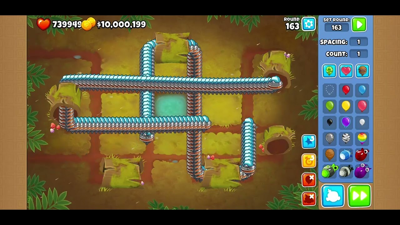 This is how round 263 looks like in BTD6 (+Round 163)