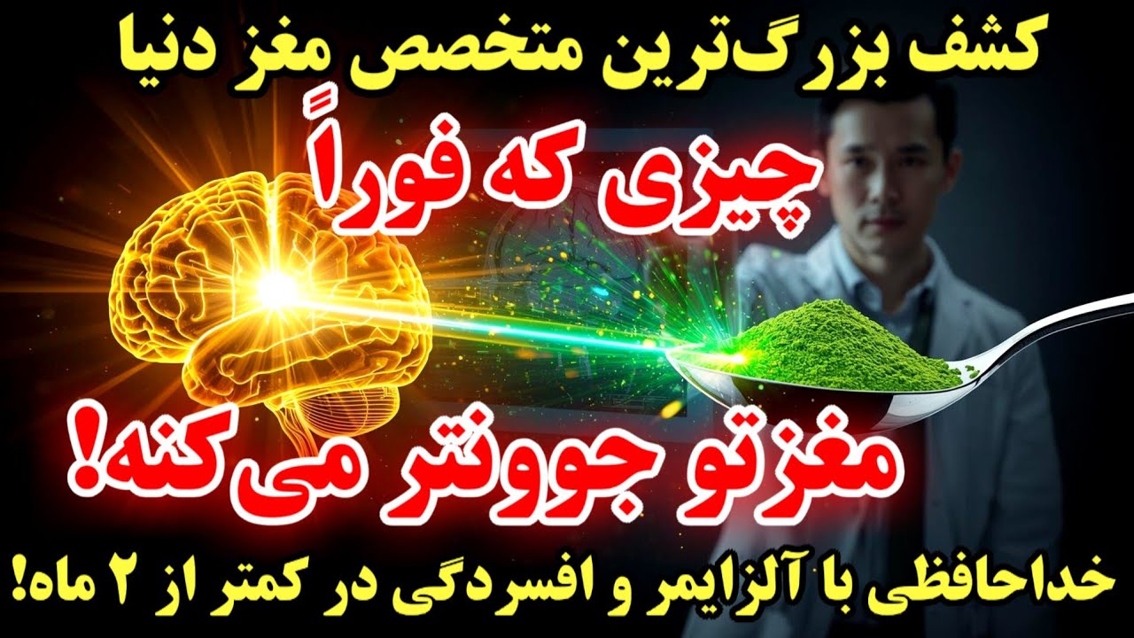 بزرگترین متخصص مغز دنیا:من۲۵۰،۰۰۰ مغز را اسکن کرده‌ام، این ۵ غذا مغز را در عرض ۲ ماه جوان‌تر می‌کنند