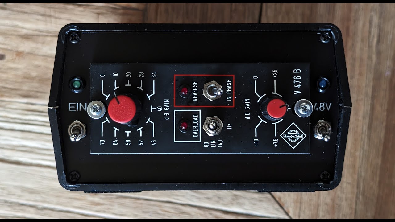 Technical Audio Demo Neumann V476b - Various Microphones