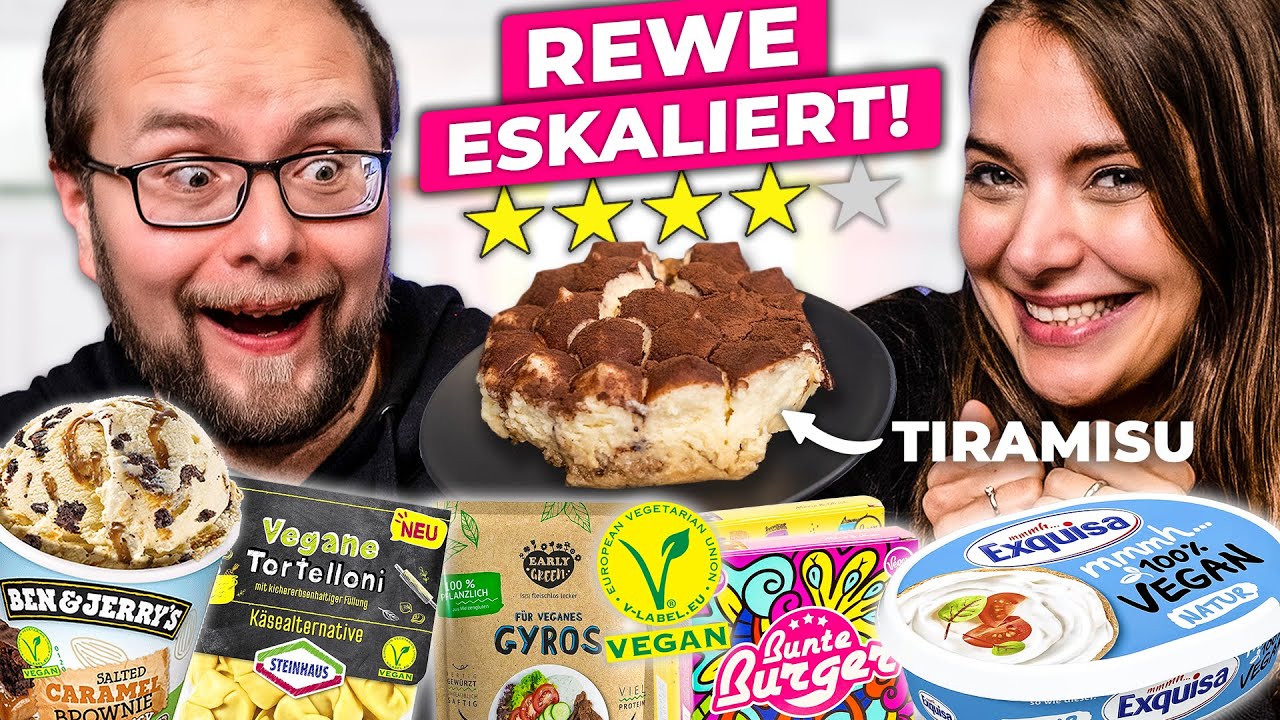 Rewe ESKALIERT! Heftige VEGANE Produkte #TasteTest