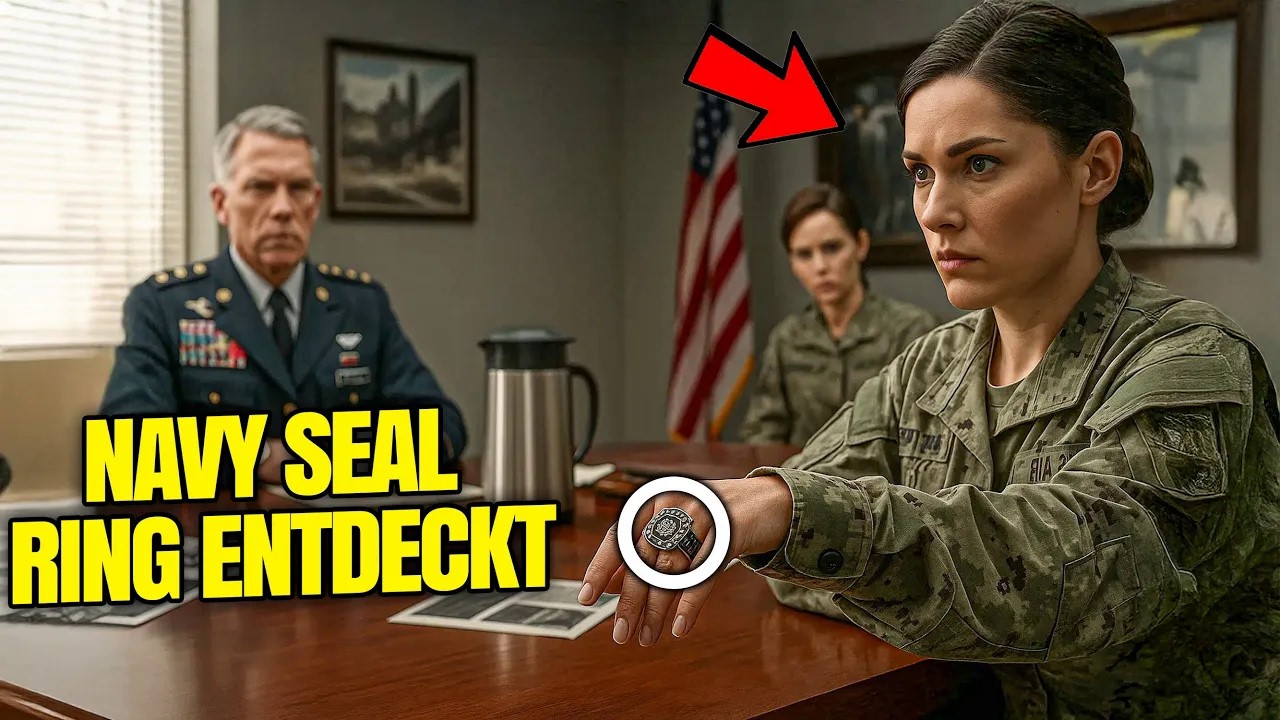 Ihre Vorgesetzten ließen sie beim Briefing Kaffee servieren bis der General ihren Navy SEAL Ring