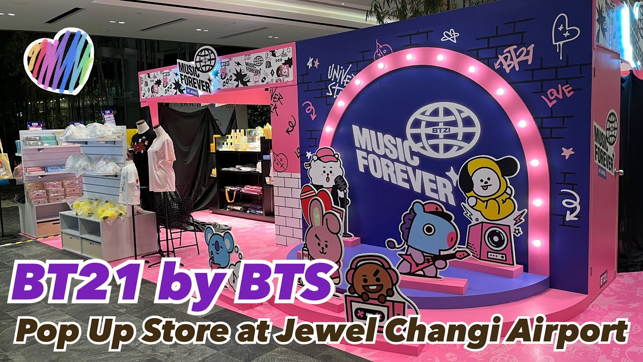 BT21 by BTS Pop Up Store at Jewel Changi Airport