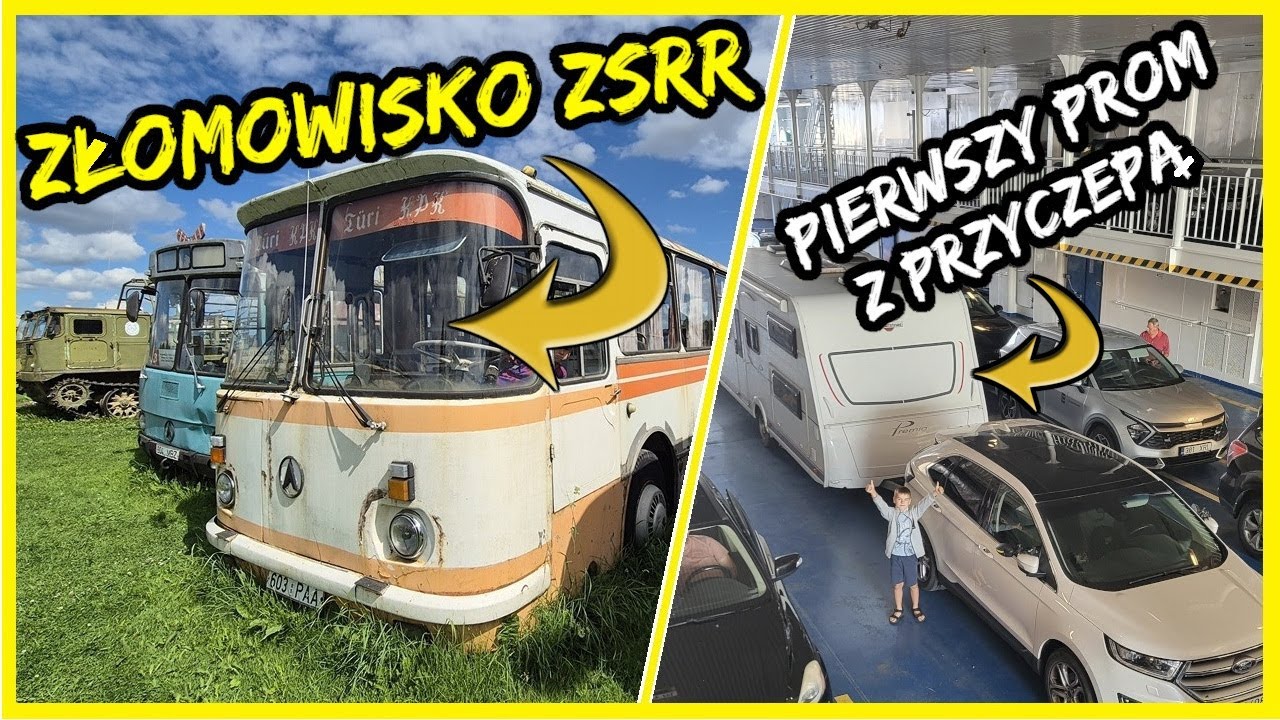 Estonia: Muzeum JARVA. PROM na wyspę Saremaa z przyczepą kempingową!