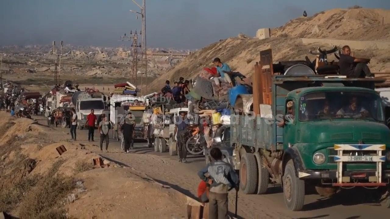 The number of people leaving Gaza City has spiked in recent weeks