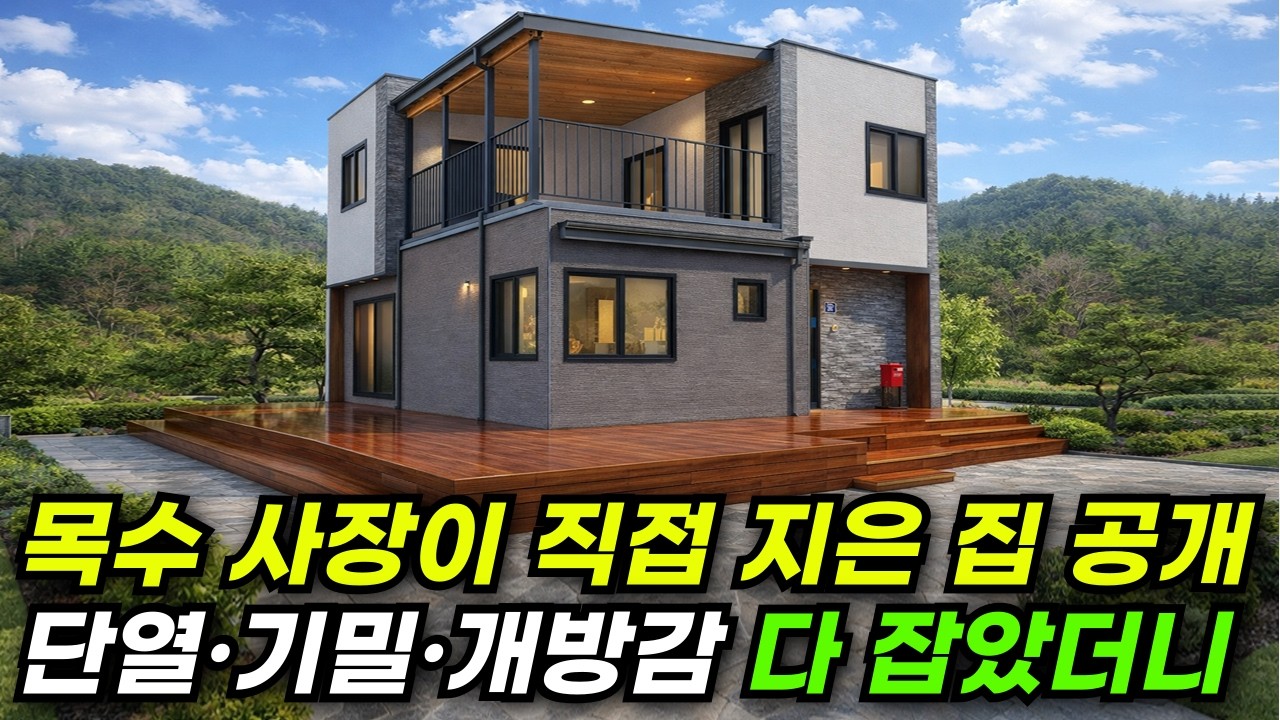 단열성능 극대화한 34평 2층 목조주택! 목수사장이 직접 지은집은 이렇게 다릅니다. #소형주택 #이동식주택 #모듈러 #목조주택 #세컨하우스