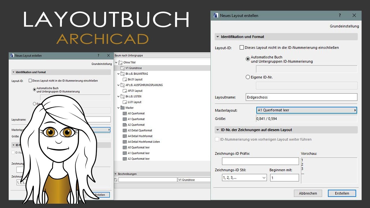 Layout(buch) richtig nutzen | Ordnerstruktur & Layouts erstellen | Zeichnung platzieren [ArchiCAD]