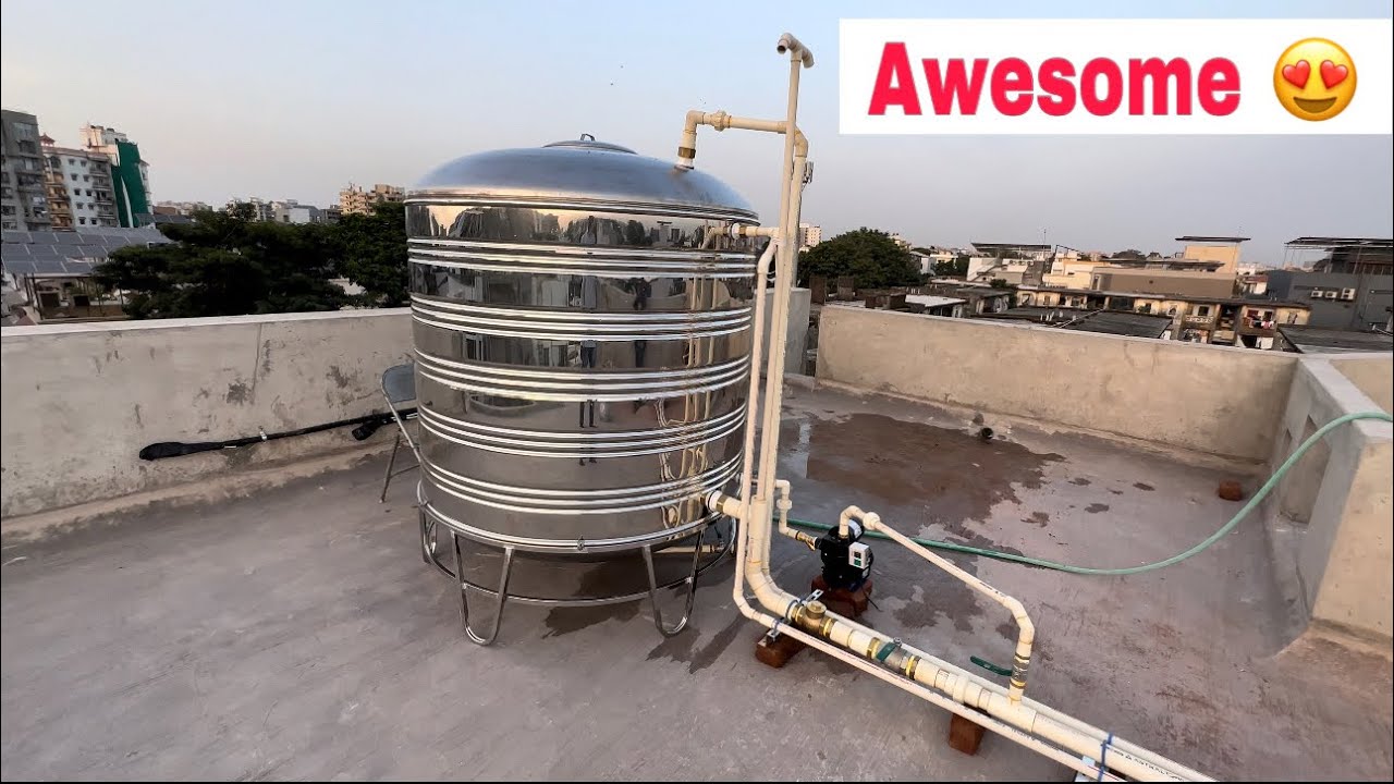 Awesome Water tank and plumbing work
