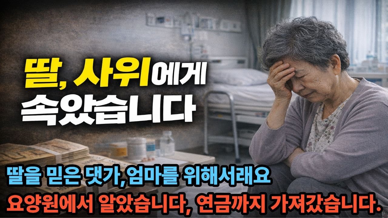 딸과 사위에게 속아 요양원에 갔습니다… 연금까지 빼앗긴 60대 부모의 반전