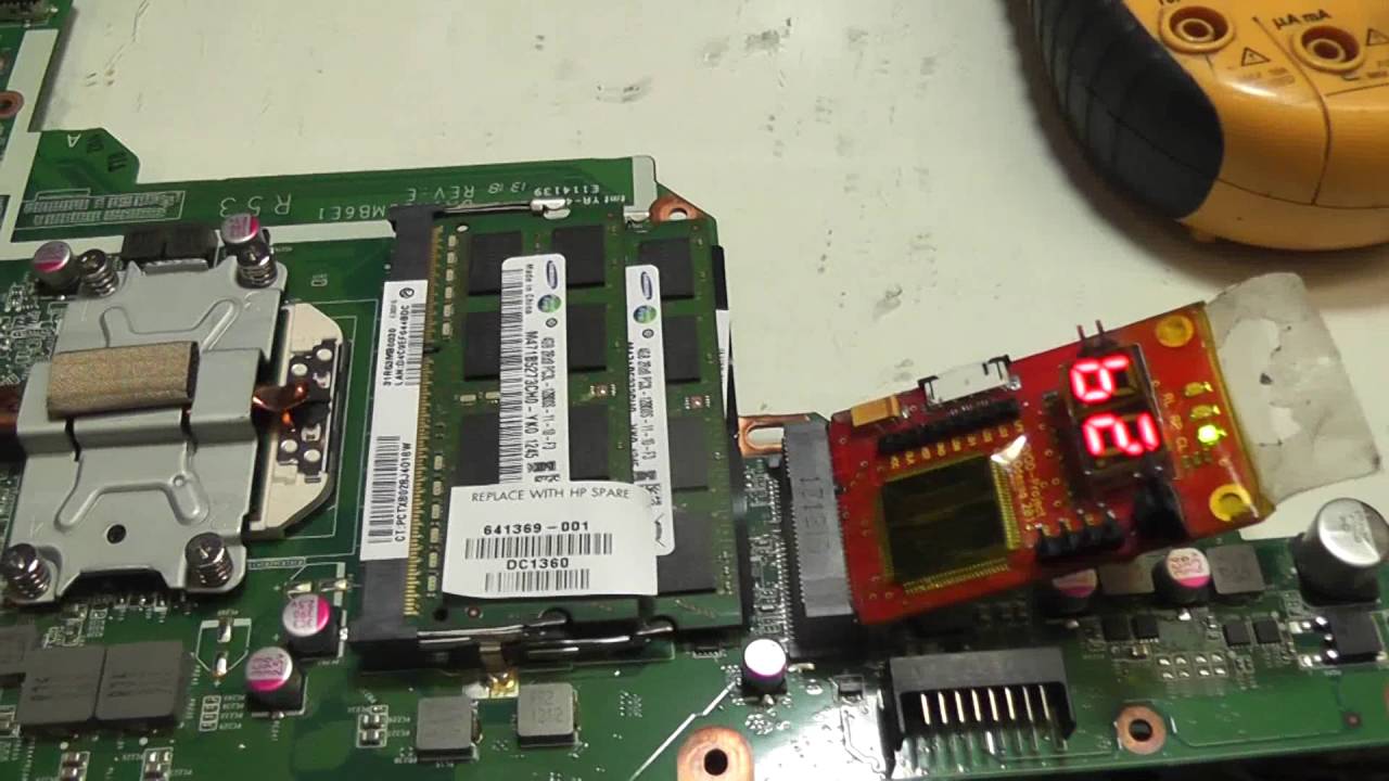 Ремонт HP G6-2XXXsr(er) G7-2XXXer (quanta R53) кз по USB Посткод B2h