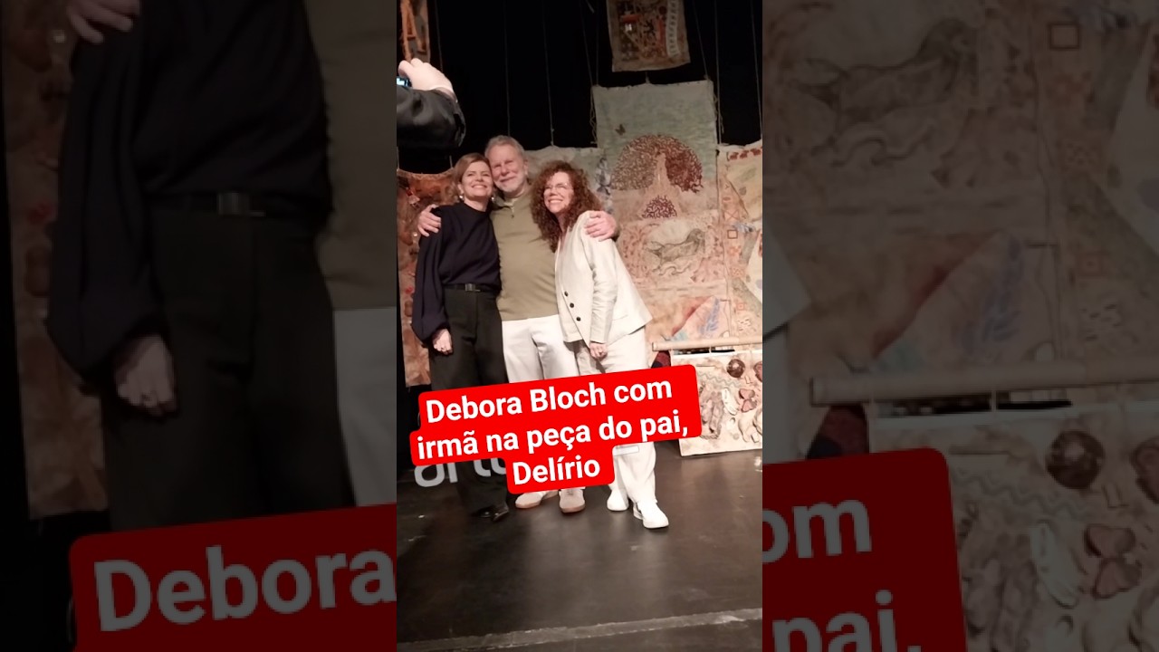 Debora Bloch na pe&ccedil;a no pai, Jonas. #deborabloch #valetudo #odeteroitman