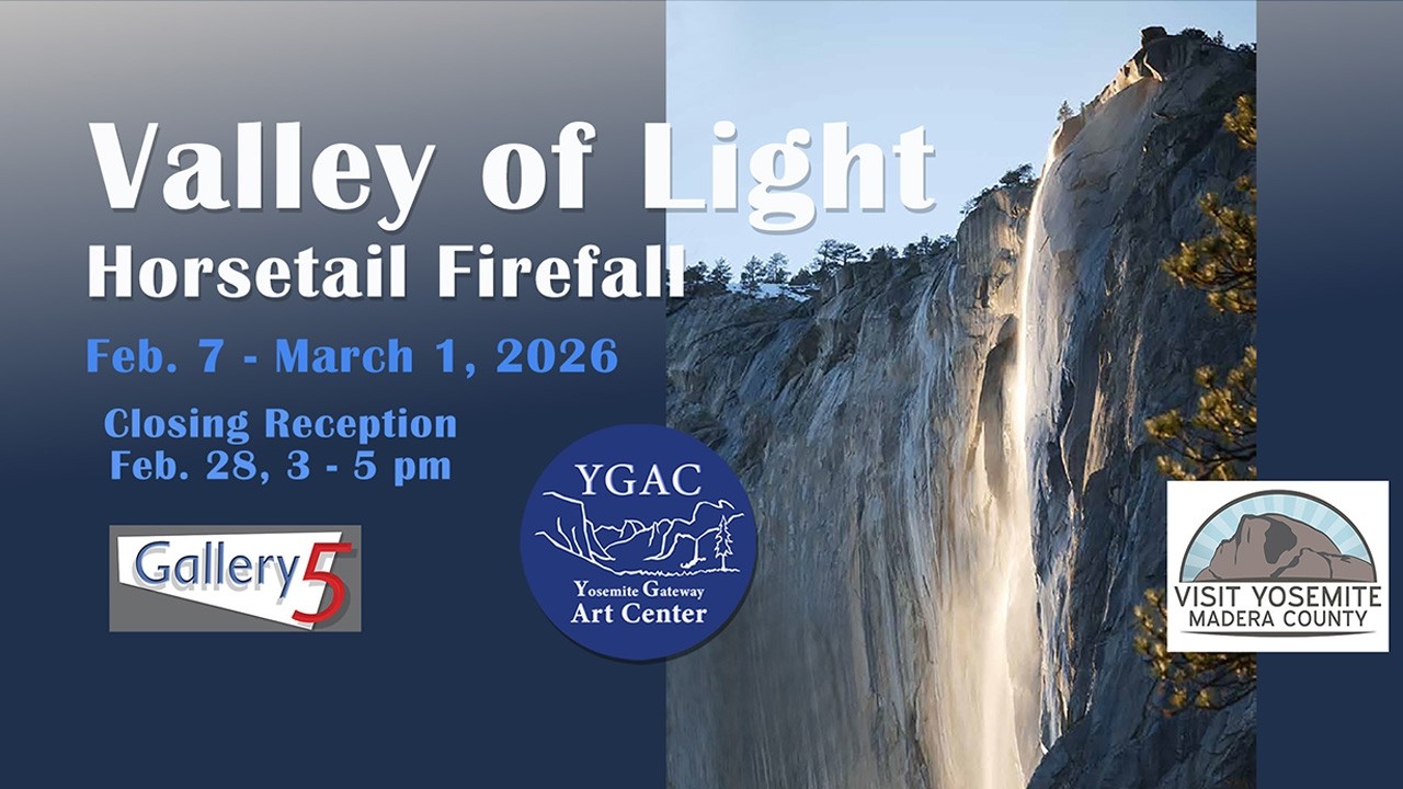 Valley of Light Art Exhibit Horsetail Firefall Yosemite National Park