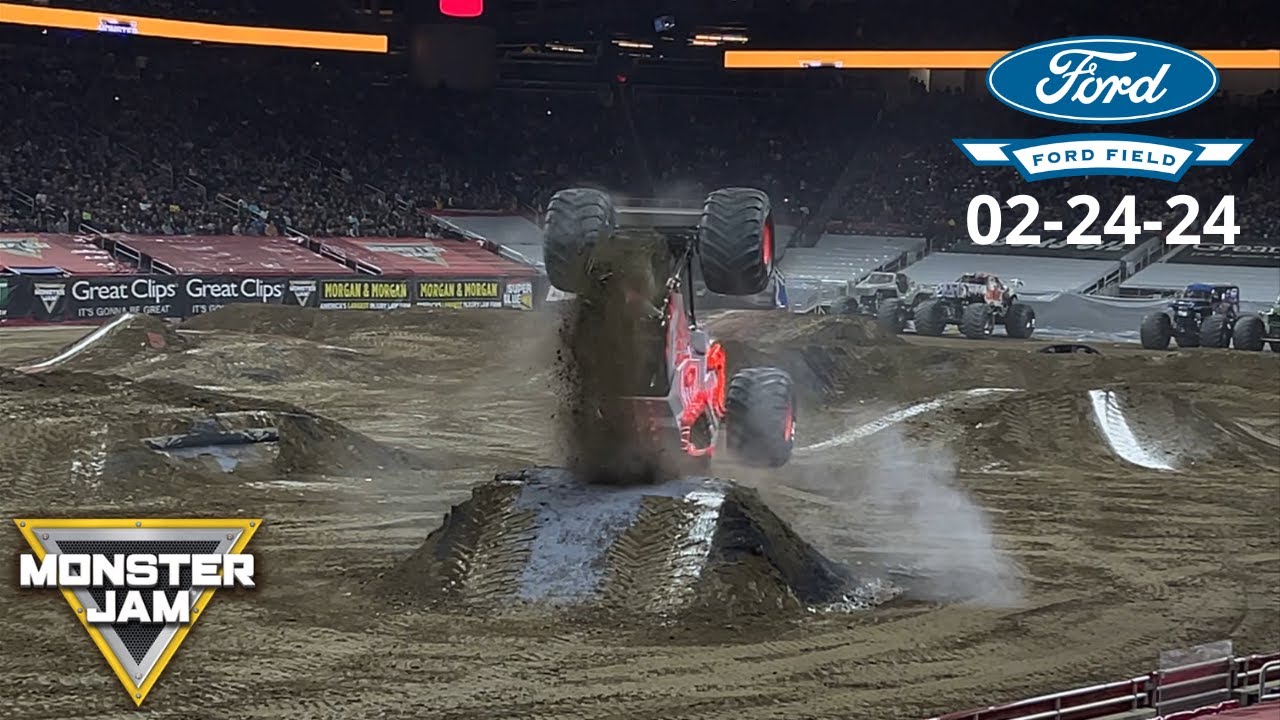 MONSTER JAM 2024 - FORD FIELD - DETROIT MICHIGAN (2/24/24)