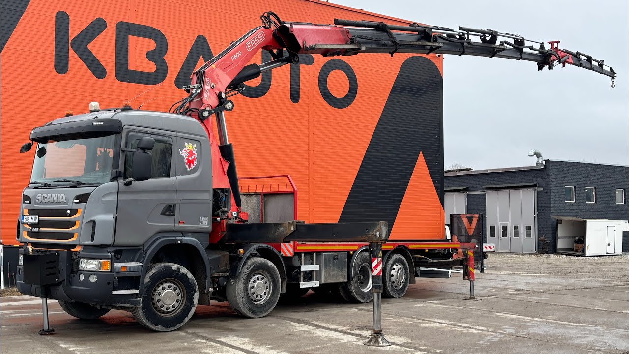 SCANIA G440 8x2*6 | FASSI F800RA226 | 2013 | KB Auto