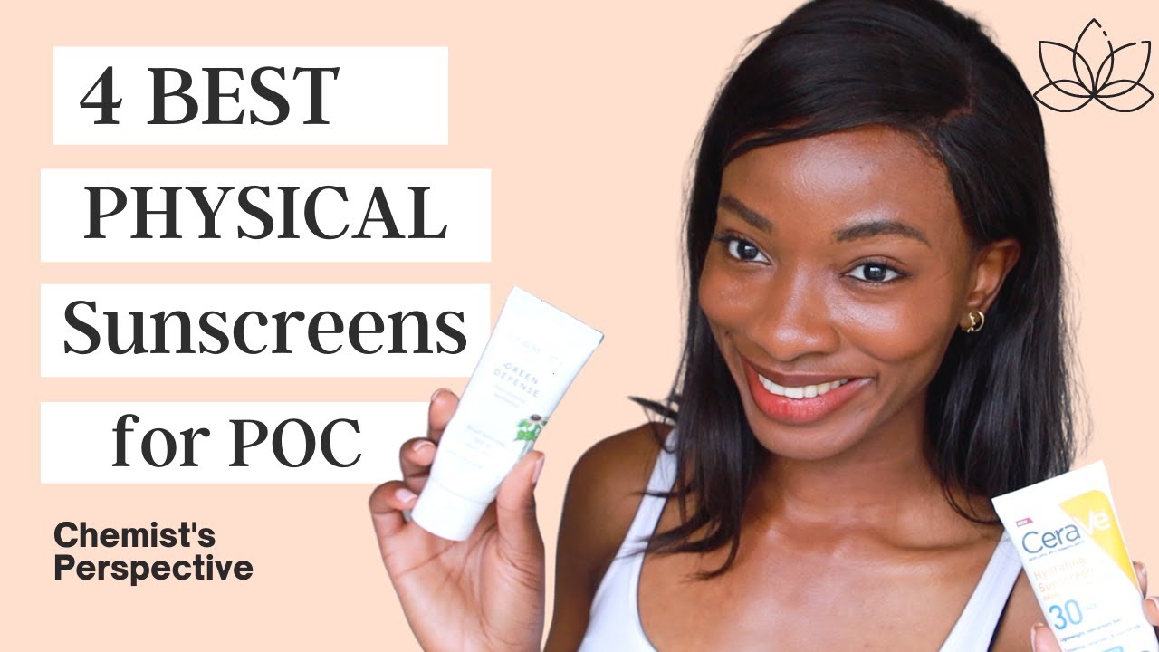 Chemist Reviews 4 BEST MINERAL SUNSCREENS for DARK SKIN | No White Cast | Cerave, La Roche Posay...
